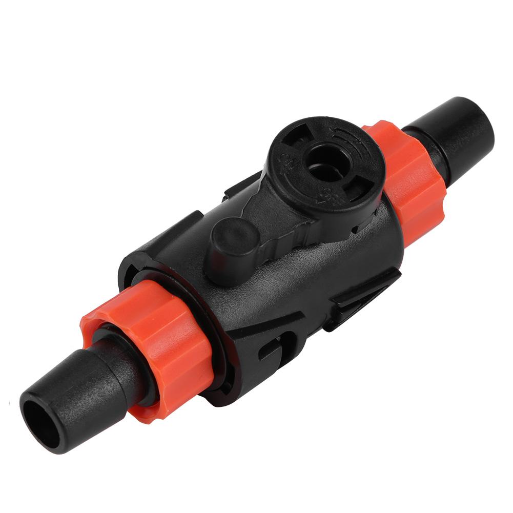 Fish Tank Aquarium Water Flow Control Valve with Quick Release Handle Hose Pipe Connector
