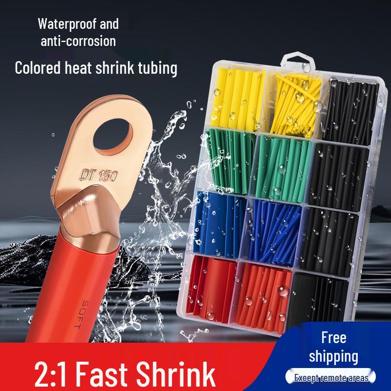 Waterproof Flexible Heat Shrink Tube - Insulating Sleeve for Wire Protection and Cable Management