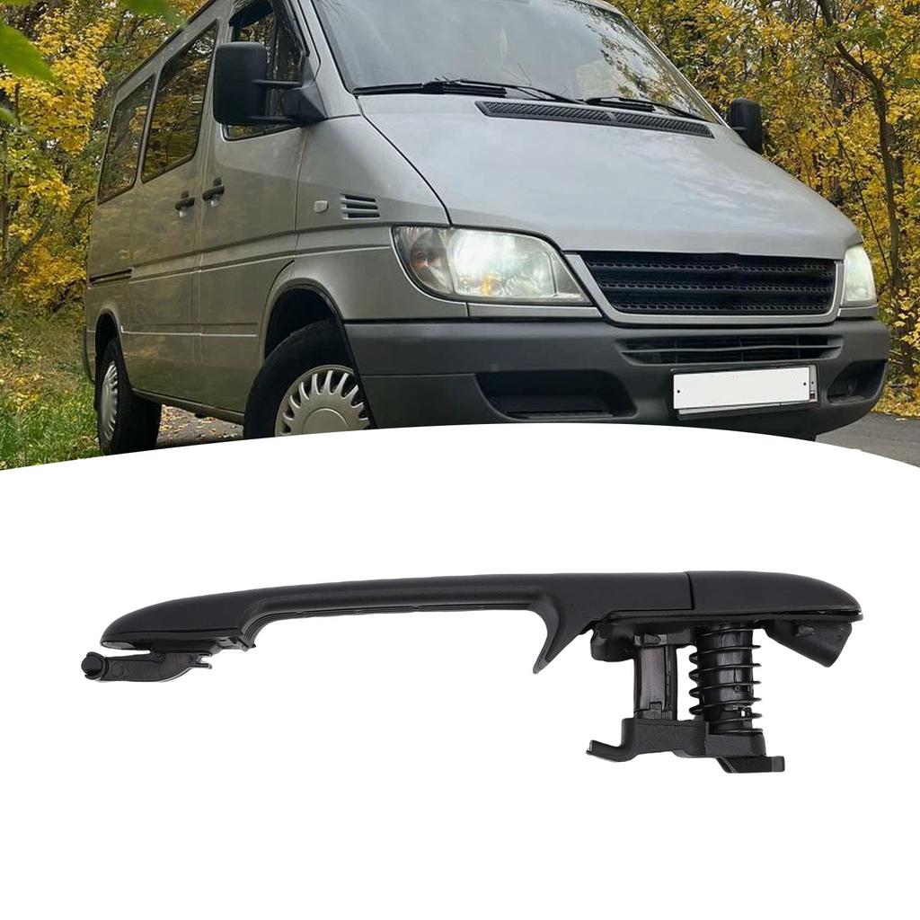 Exterior Sliding Side Door Handle with Lock and Keys Replacement for     W638 Door Handle  7600459