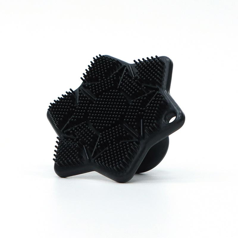 

Мини Мягкая Силиконовая Отшелушивающая Щетка Очиститель Ручной Очищение Тела Уход за Лицом Портативный Скраббер Душ Силиконовая Банная Щетка чёрный