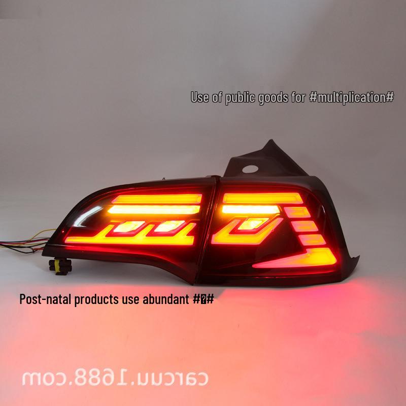 Tesla Model 3/Y Taillight Assembly: Enhanced Daytime Running Light & Flowing Turn Signal