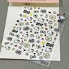 Cute Kitty Cat Embossed Nail Art & Device Stickers