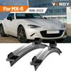 For Mazda MX-5 MX5 NB NC ND 1998-2023 2000 2005 2014 2015 2016 2017 2020 2pcs Front Windshield Wiper Blades Windscreen Wipers