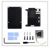 Raspberry Pi 5 Aluminum Alloy Armor Case with PWM Fan, Tools & Thermal Paste