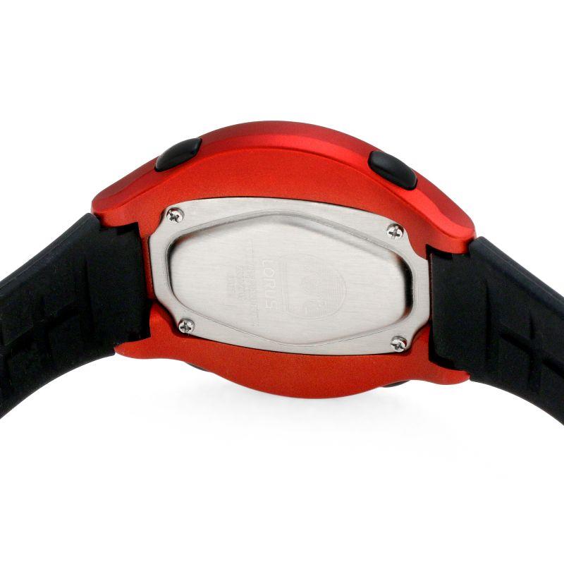 Lorus Reloj para hombre con correa de silicona negra R2379LX9