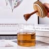 Wooden Honey Dipper Honey Pot Lid Honey Dispenser Easy To Clean Honey Jar Dipper Set  Syrup