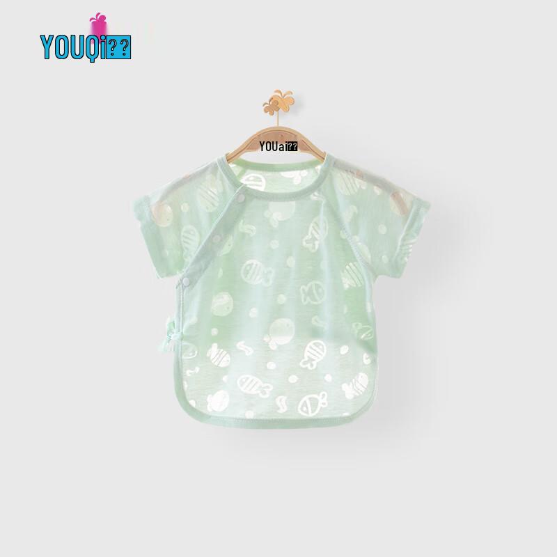 Youqi Newborn Summer Short Sleeve Bodysuit
