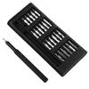 142*10mm/5.6*0.4 Inch Screwdriver 25 In 1 Screwdriver Set Black Brand New