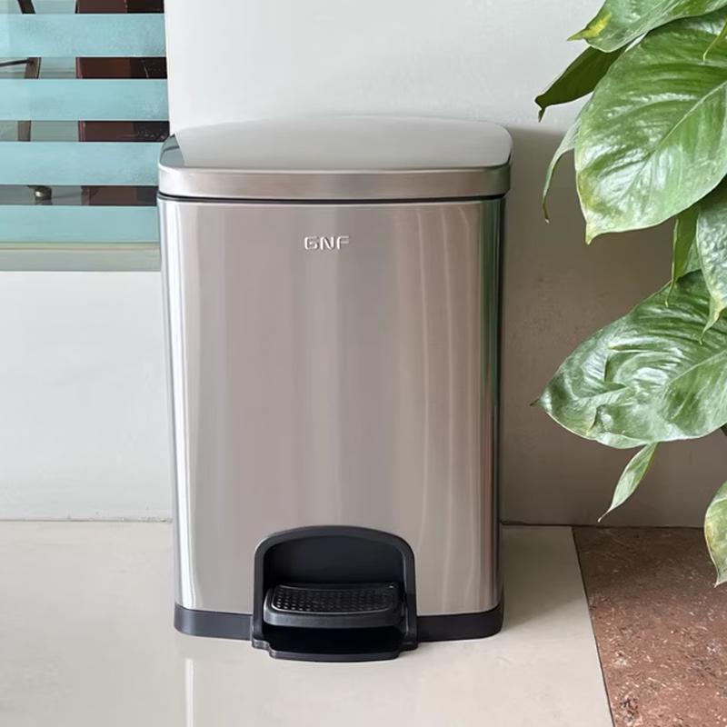 GUAIKEAI Stainless Steel Pedal Bin