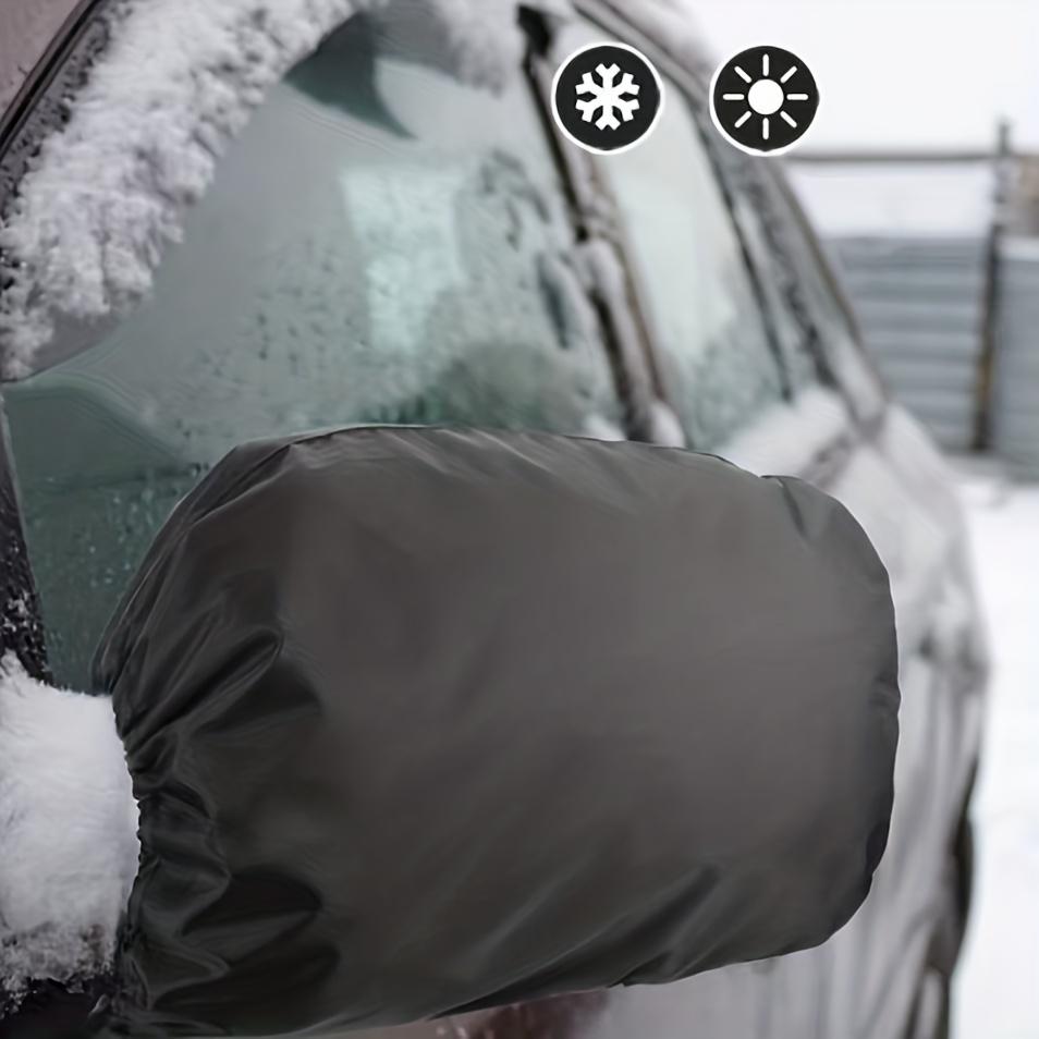 1Pair Rearview Mirror Snow Cover Winter Left and Right Side Mirror Protector Oxford Cloth Snow Freeze Dust Cover Car Accessories