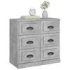 Sideboard Concrete Grey 70 X 35.5 X 67.5 Cm Engineered Wood