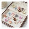 Mini Flower Hair Clips for Girls, 16 Pcs Cute Hair Accessories for Bangs, Small Flower Hair Barrettes for Kids, Party, Wedding, Graduation,