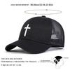 Gorras de Béisbol de Malla con Bordado Cruzado Unisex Gorra Hip Hop Primavera Verano Exterior Ajustable Sombreros Casuales Sombrero Protector Solar