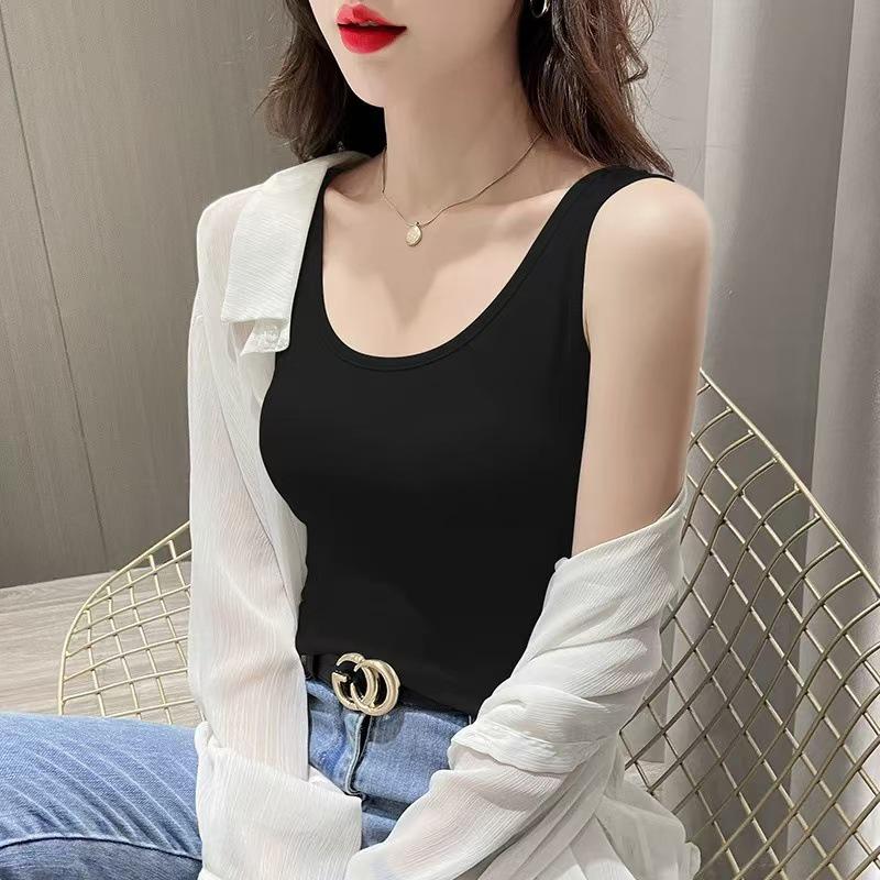 Padded Cup Plus Size Modal Slimming Camisole Tank Top - Breathable & Comfortable