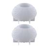 3D Scallop Shaped Silicone Candle Making Mold, Flexible Easy Clean and Release Durable