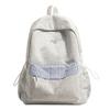 School Bag High Aesthetic INS Style New Simple Backpack for Women, College Student Lightweight Backpack, Korean Style Versatile Casual Small Backpack