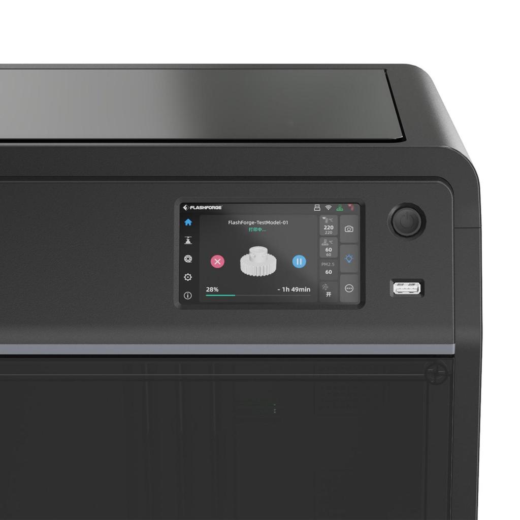Flashforge Adventurer 5M Pro 3D Printer, Automatic Leveling, Maximum Printing Speed of 600 mm/s, Camera Monitoring