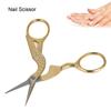 Professional Vintage Nail Art Stainless Steel Scissor Manicure Shear Tools Gold