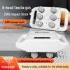Rechargeable Deep Tissue Fascia Gun with Six Heads for Muscle Relaxation