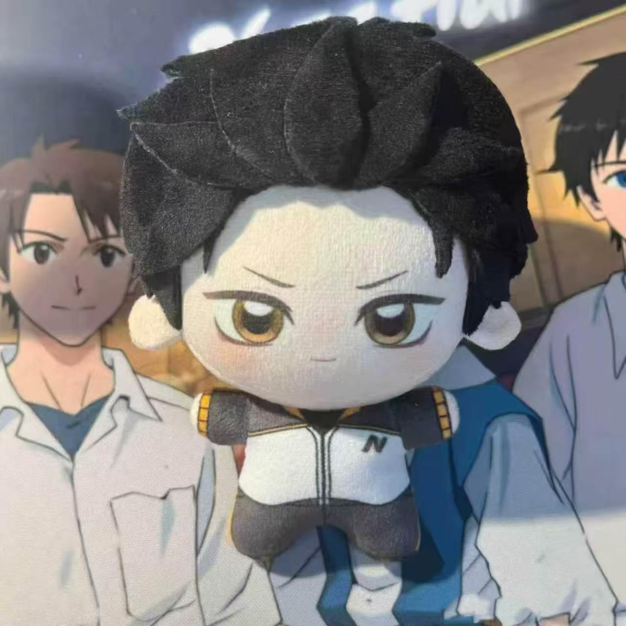 Neueste 10cm Re Zero Reinhard Julius Juukulius Plüschpuppe Anhänger Shaula Natsuki Subaru Beatrice Stofftier Sammel-Weihnachtsgeschenke beige