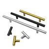 Stainless Steel Brushed Round Tube Handle for Cabinets and Wardrobes