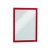 Display Frame Pouch - DURABLE - 487203 - Adhesive Back - A4 - Red - Pack of 2