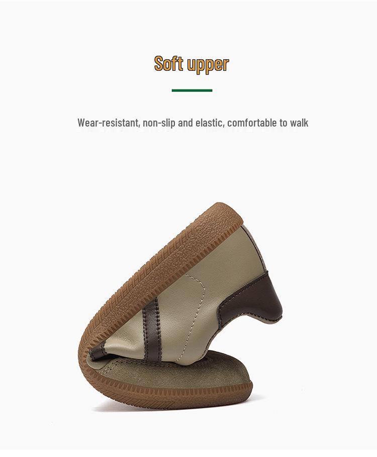 Men's Korean Style Low-Top Genuine Leather Canvas Board Shoes: Casual Flat Bottom Sports Shoes for Spring & Autumn