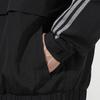 adidas Originals Trefoil Color-Block Shoulder-Weave Hooded Jacket Men Outerwear Black HC0328
