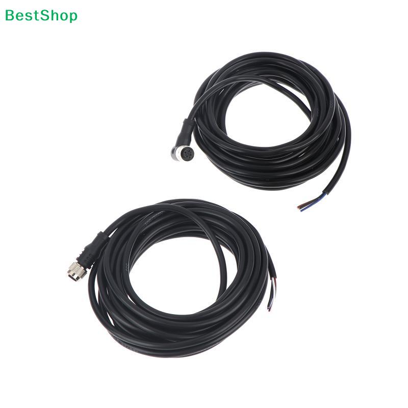 2/5Meters Aviation Plug Lead 4-pin Air Plug Cable With Straight Or Bend Female Head Used For M12 M18 Inductive Proximity Sensor