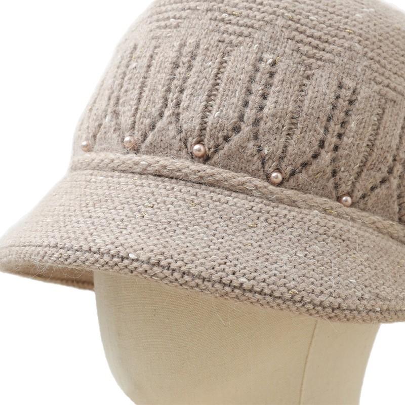 Autumn and Winter Hats for Women  Fashionable and Versatile Plush Hat Outdoor Casual Cold Proof Wool Hat Can Scarf Warm Suit