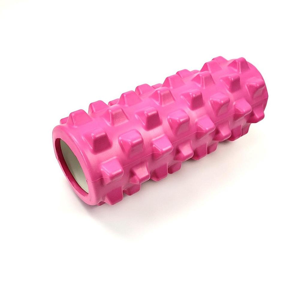33cm EVA Foam Roller - Hollow, Solid Wolf Tooth Design for Muscle Relaxation and Yoga Fitness.