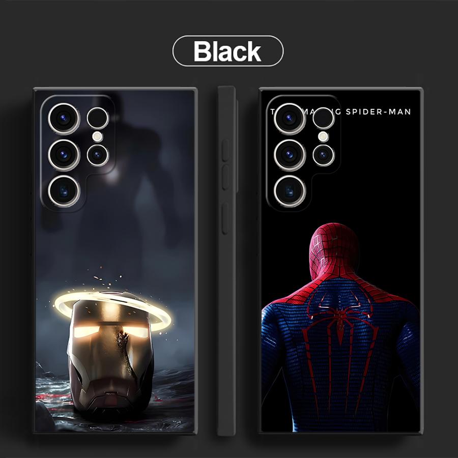 Marvel Iron Man Art Case for Samsung Galaxy S26 S10 S9 S20 S25 Ultra S21 FE Note 20 Ultra 8 9 10 S24 Plus S23 Funda Phone Cover