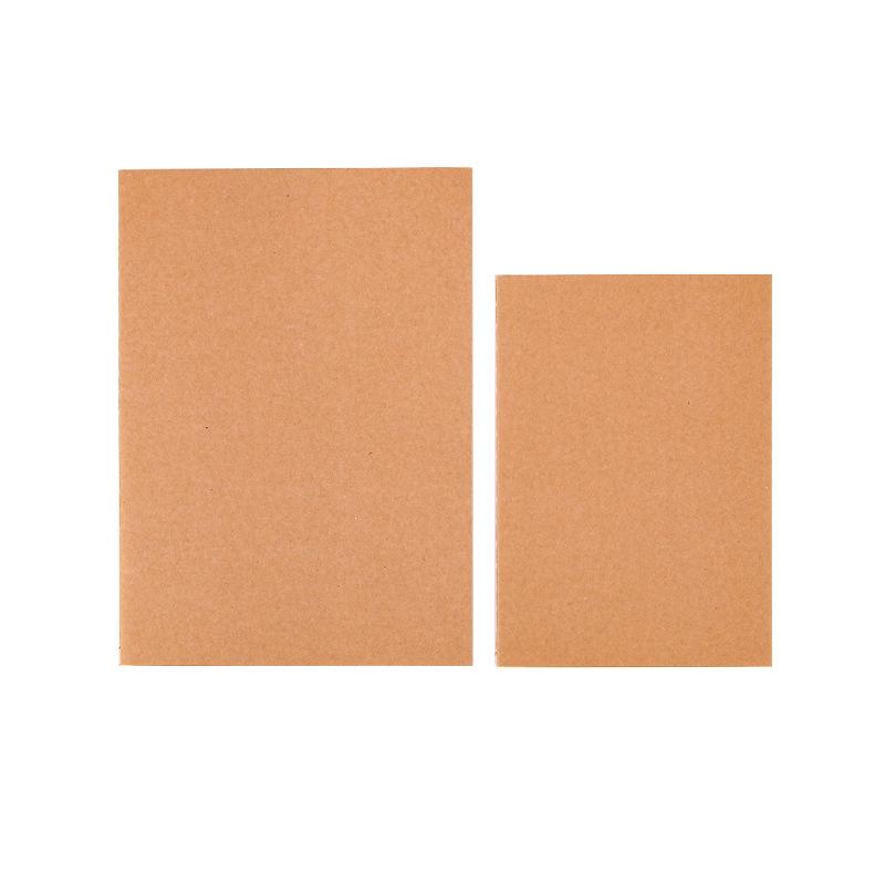 Thickened Kraft Paper Stitched Notebook, A5 Student Homework Diary Stationery