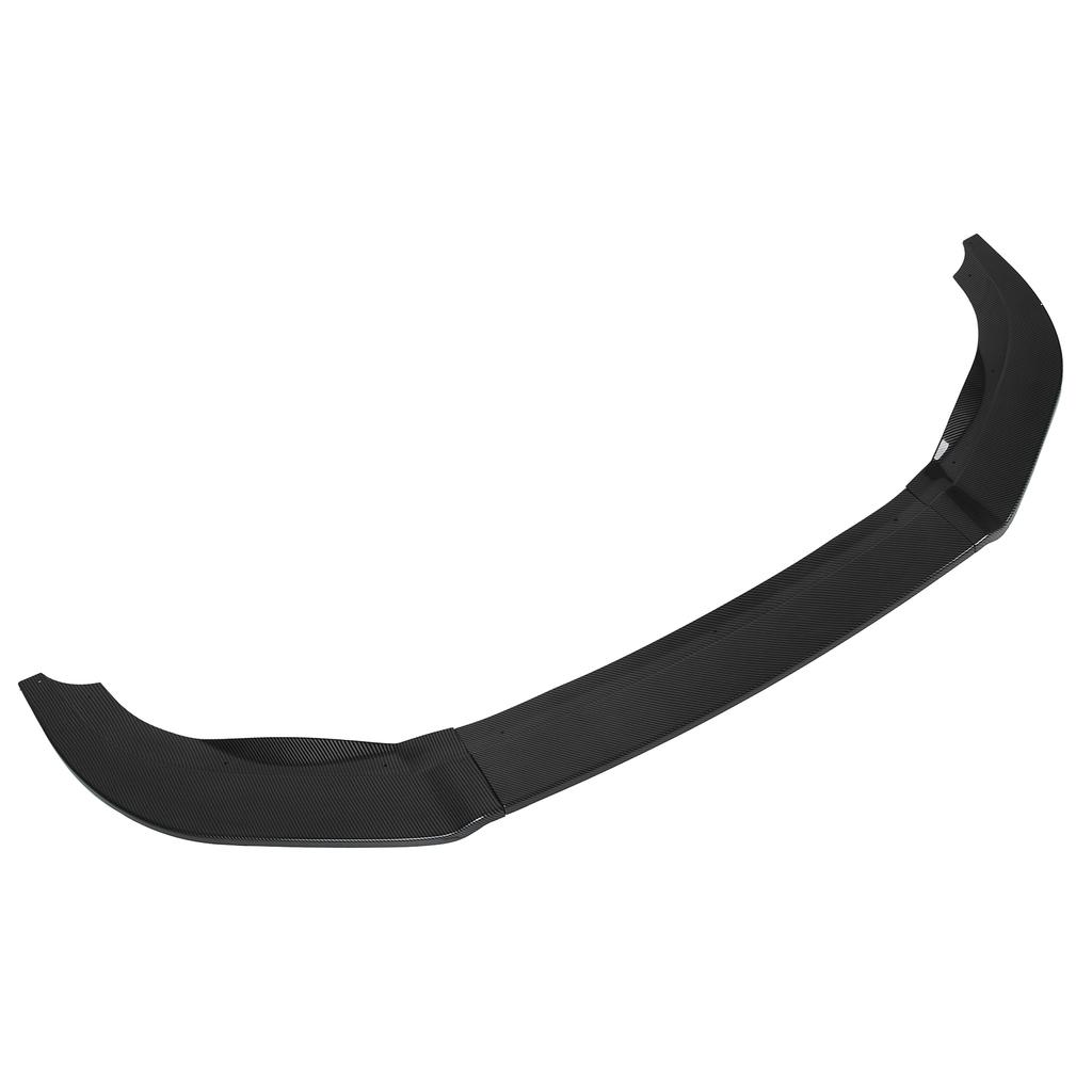 K SEEK DESIGN 3Sections Front Bumper Splitter Lip Replacement for MK6 R R20 20092013(Gloss Black )