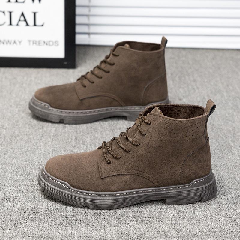 Single Cotton Optional Trendy Shoes  Autumn New Men's Shoes Korean Fashion Sports Shoes Boots Men