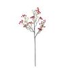 Artificial Berries Stem Foam Berry Pick Branch Ornament Plastic Leaves Holiday Xmas Home Decor 27.56in
