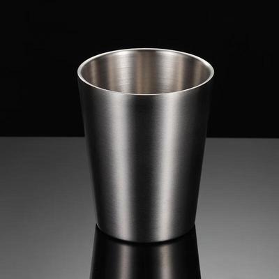 ZISIZ 300ml Isolierte Mattierte Biergläser Set