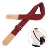 Sangle de Ukulélé Coton et Lin Ceinture avec Boucle Coulissante Bouton d'Extrémité Accessoires