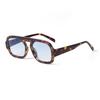 Fashion Retro Tortoiseshell Green Square Sunglasses for Women Men Luxury Designer Fashion Gradient Blue Lens Sun Glasses S13138