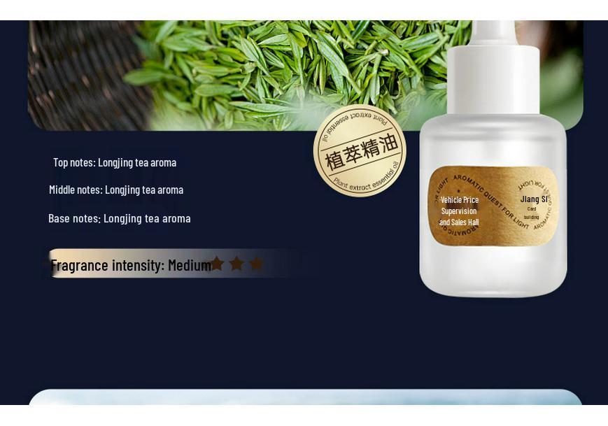 Langlong Aroma Pendant: Fresh Light Fragrance for Car and Home - Essential Oil Incense Holder