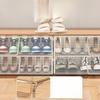 Shoe Storage Box, Transparent Shoe and Boot Storage Box, No Installation of Steel Frame, Foldable Under The Bed Storage, Dust-proof Shoe Box