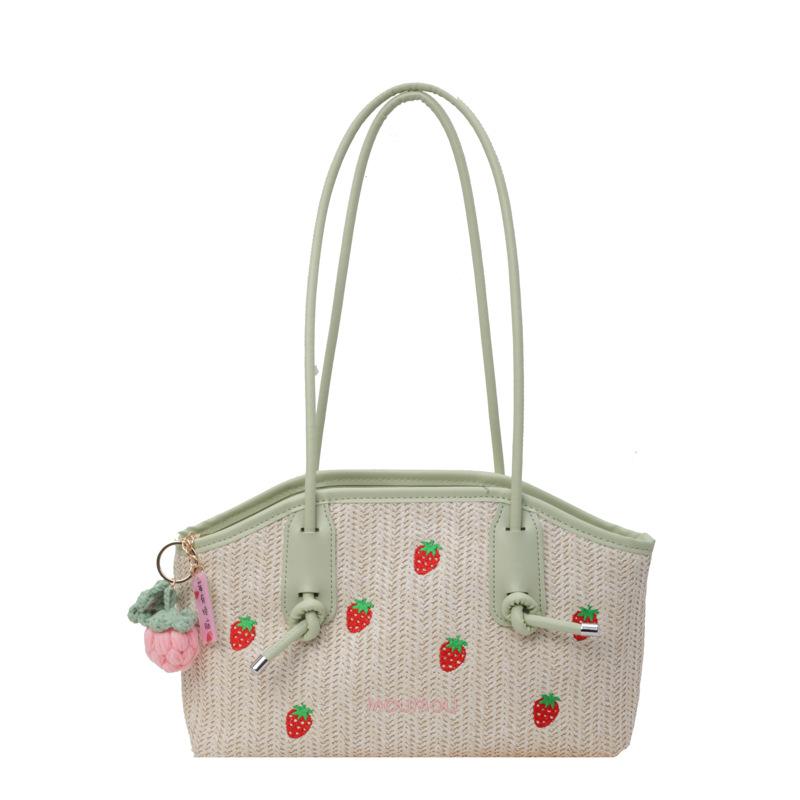 

Милая сумка Женская Новая Пляжная Мода Универсальная Сумка через плечо зелёный