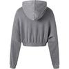 Adidas Originals CROP HOODIE ACID WASH Sweatshirt Women's Gray IW5492