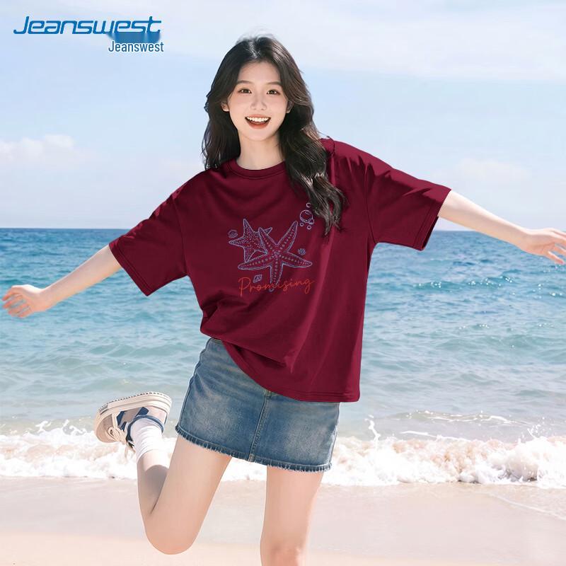 Jeanswest Women's Cotton Printed T-Shirt