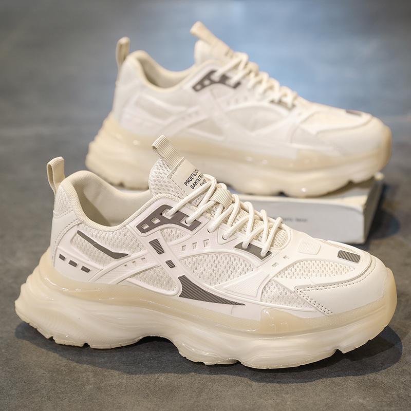 Fashion Men Fashion Trend Thick Soled Mesh Tenis Masulino Comfort Outdoor Casual Versatile Sneakers Breathable Running Vulcanized Shoes