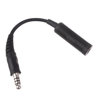 Tragbarer Kopfhöreradapter Universeller Konverter Verbinden Sie Ihr Headset mit Radio oder Telefon U174 Konverter für den Innenbereich