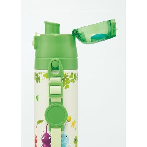 Skater Children's Stainless Steel Water Bottle Direct Drinking 470ml Pikmin Child-friendly Lightweight Type Cold Storage Waterbottle Sports Bottle Cut