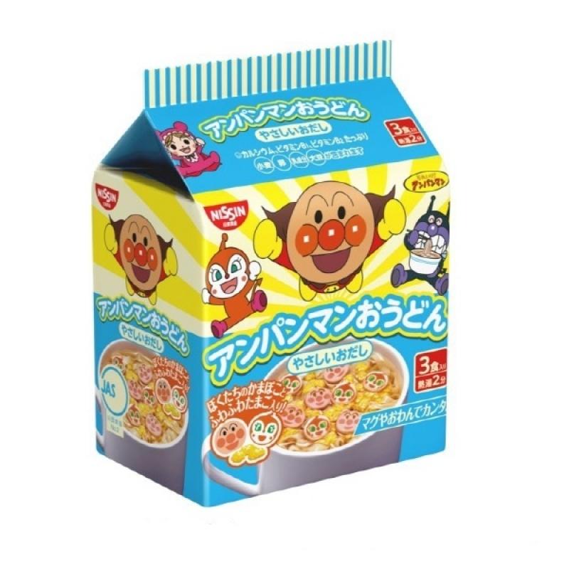 Nissin Anpanman Ramen Children's Bag Udon 3-Meal Set 87g