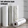 High Quality Thickened Self Adhesive Wallpapers Marble Texture PVC Oil-Proof Splash-proof Decor Cabinet Kitchen Wall Stickers