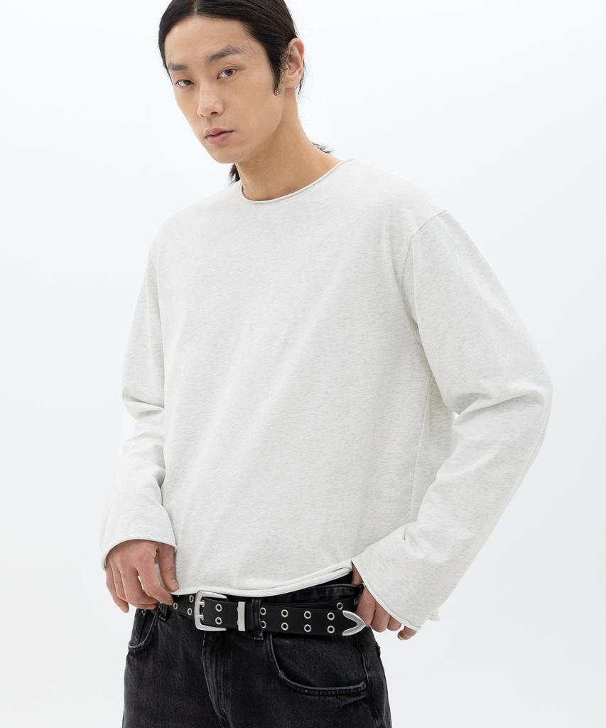 BRENSON Pitched Off-Cut Long Sleeve (Khaki Beige)